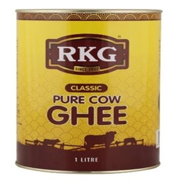 RKG Classic Pure Cow Ghee Tin 1 Litre, 12 Pieces Per Carton